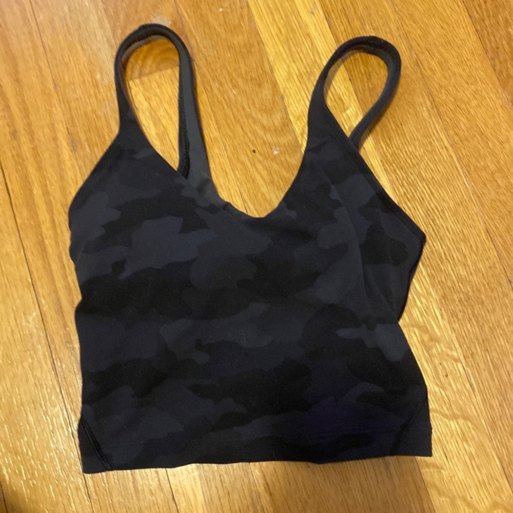 COPY - Black and gray camo lulu lemon align tank